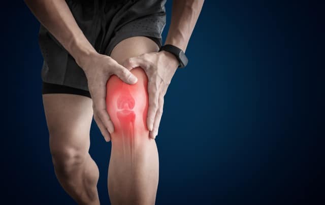 A man having an arthritis
